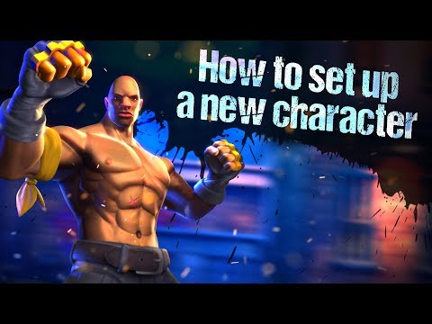 How to set up a new player character