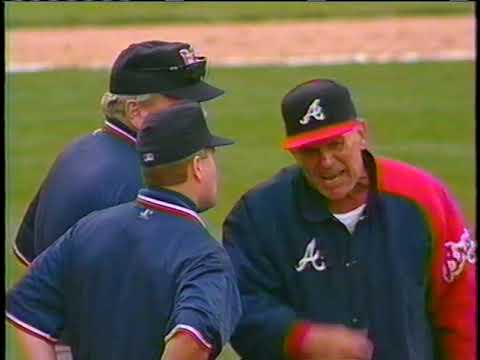 Atlanta Braves vs Colorado Rockies (September 12, 1996) "Bobby Cox Gets Ejected"