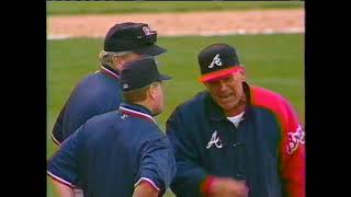Atlanta Braves vs Colorado Rockies (September 12, 1996) "Bobby Cox Gets Ejected"