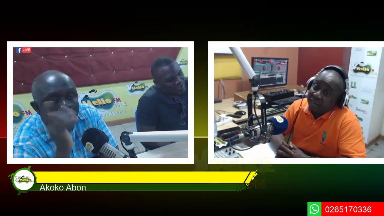 Akoko abon on hello fm 101 5 with king edward de slave 22 03 24 youtube