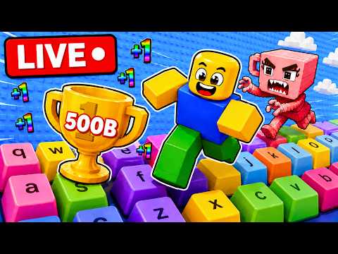 🔴LIVE🔴 Speed Keyboard Escape 🏆500 Billion Trophies!🏆 #roblox #speedkeyboardescape #shortsfeed