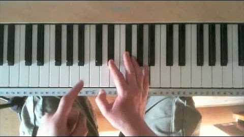 Piano chords: diminished and diminished seventh