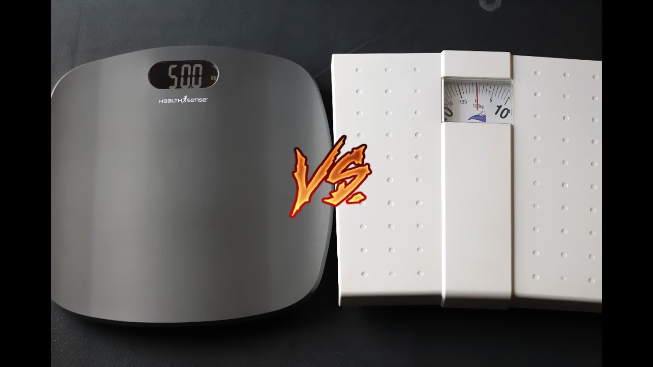 Which is better to measure body-weight? Analog or Digital scale