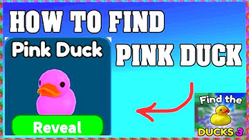How To Find Pink Duck in FIND THE DUCKS 3 ROBLOX 🦆 [walkthrough]