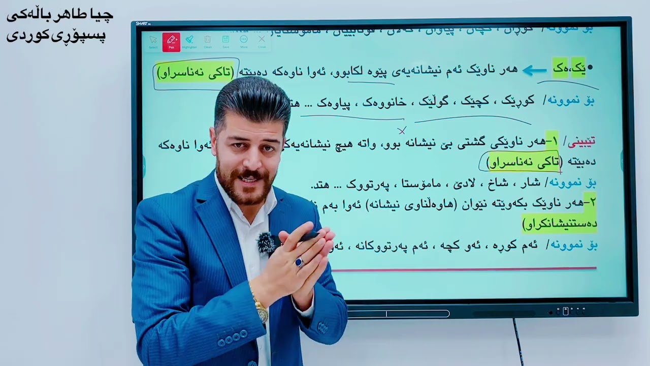 ناو وەکو دیارخەری ناو