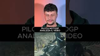 Pilota MotoGP analizza caduta #bikers #moto #reaction #motogp