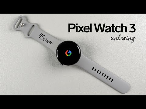 Google Pixel Watch 3 Unboxing (45mm Hazel) - YouTube