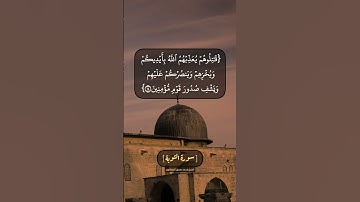 سورة التوبة الآية ١٣ الى ١٥ بصوت الشيخ محمد صديق المنشاوي