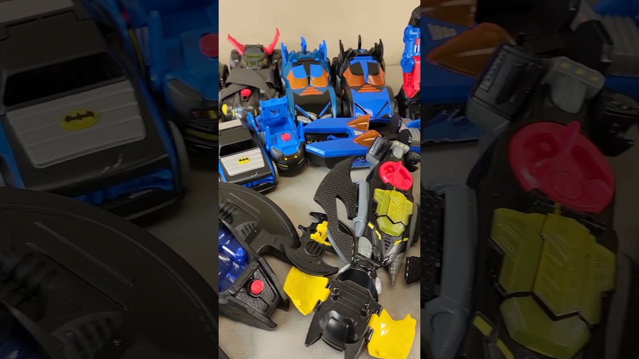 Watch PREMIERE today !!! Imaginext Batman Robot And Vehicle Collection