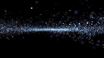 4K UHD Space Travel Blue Nebula Massive Bokeh Spiral Parctile