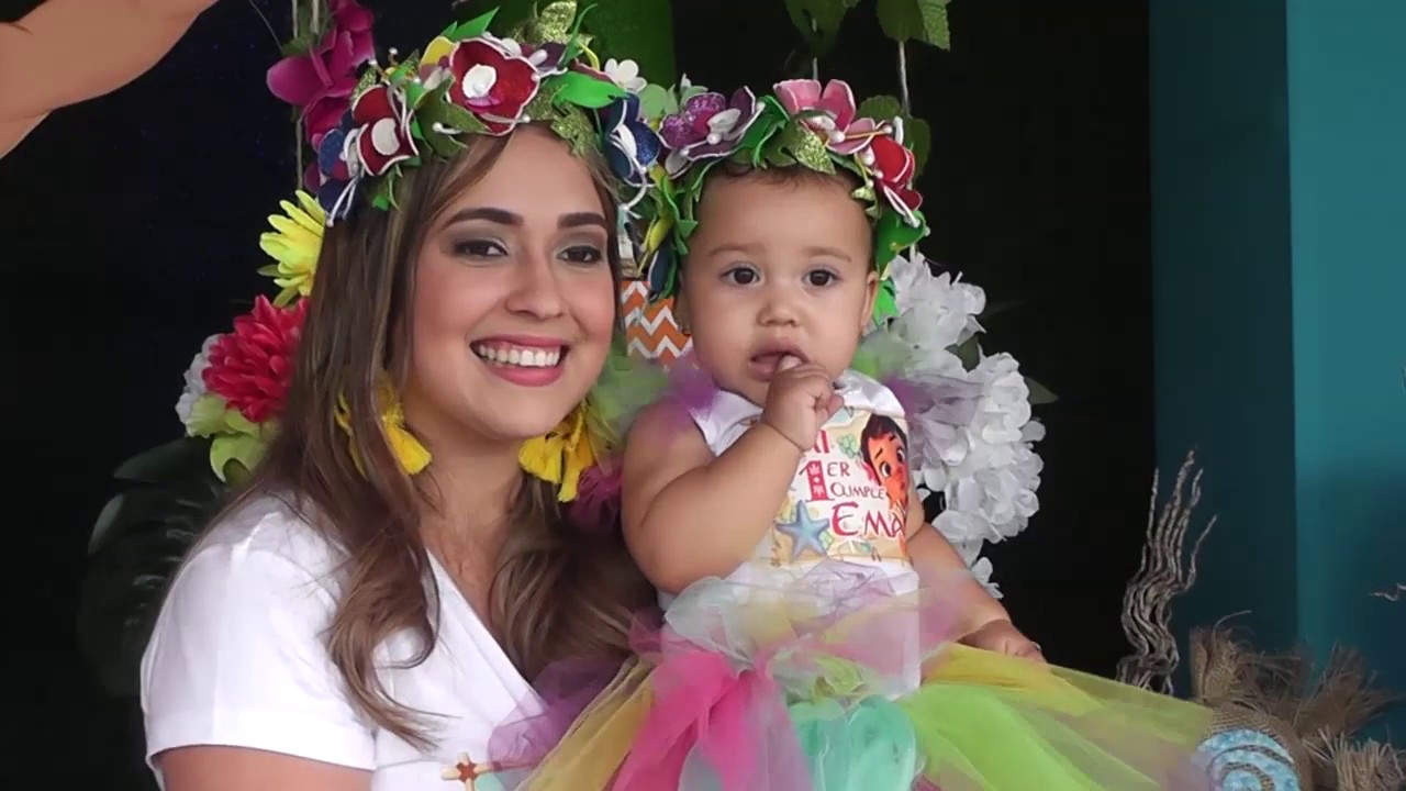 Moana Bebe El Cumpleanos 1 De Ema Camila Youtube