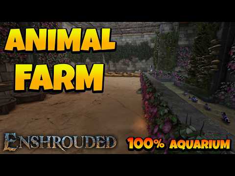 Enshrouded: Guide to Building an Animal Farm with an Aquarium
