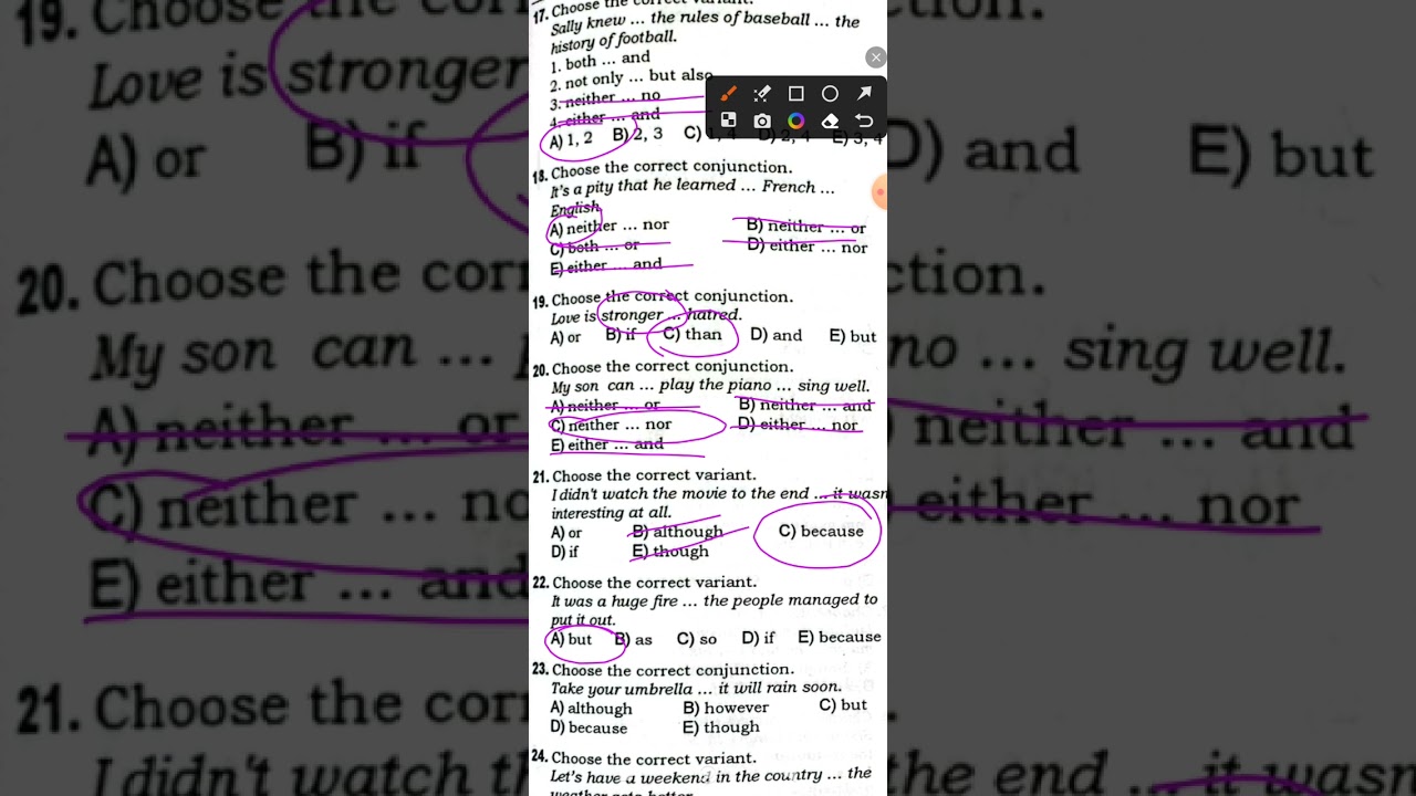İngilis dili/Dim 2023/test toplusu/Conjunctions test izahi 1-55