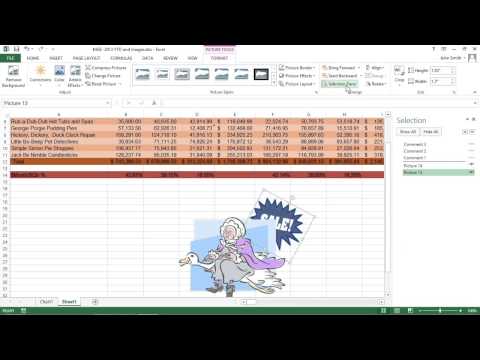 How to Reorder the Layer of Graphic Objects in Excel 2013 For Dummies