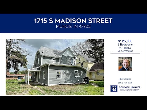 1715 S Madison Street, Muncie, IN home video tour