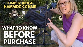 WHAT TO KNOW BEFORE You Purchase the Timber Ridge Hammock Chair