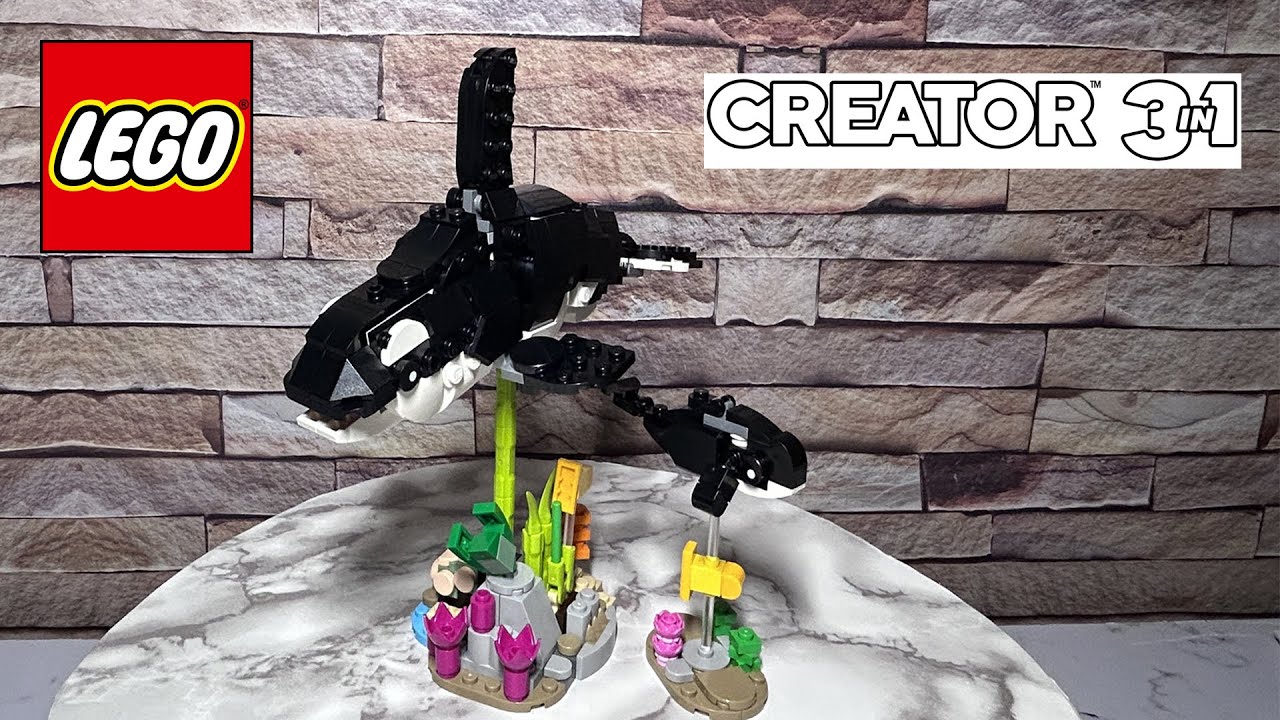 LEGO Creator 3in1 31165 Wild Animals : Panda Family | Orca Speed Build