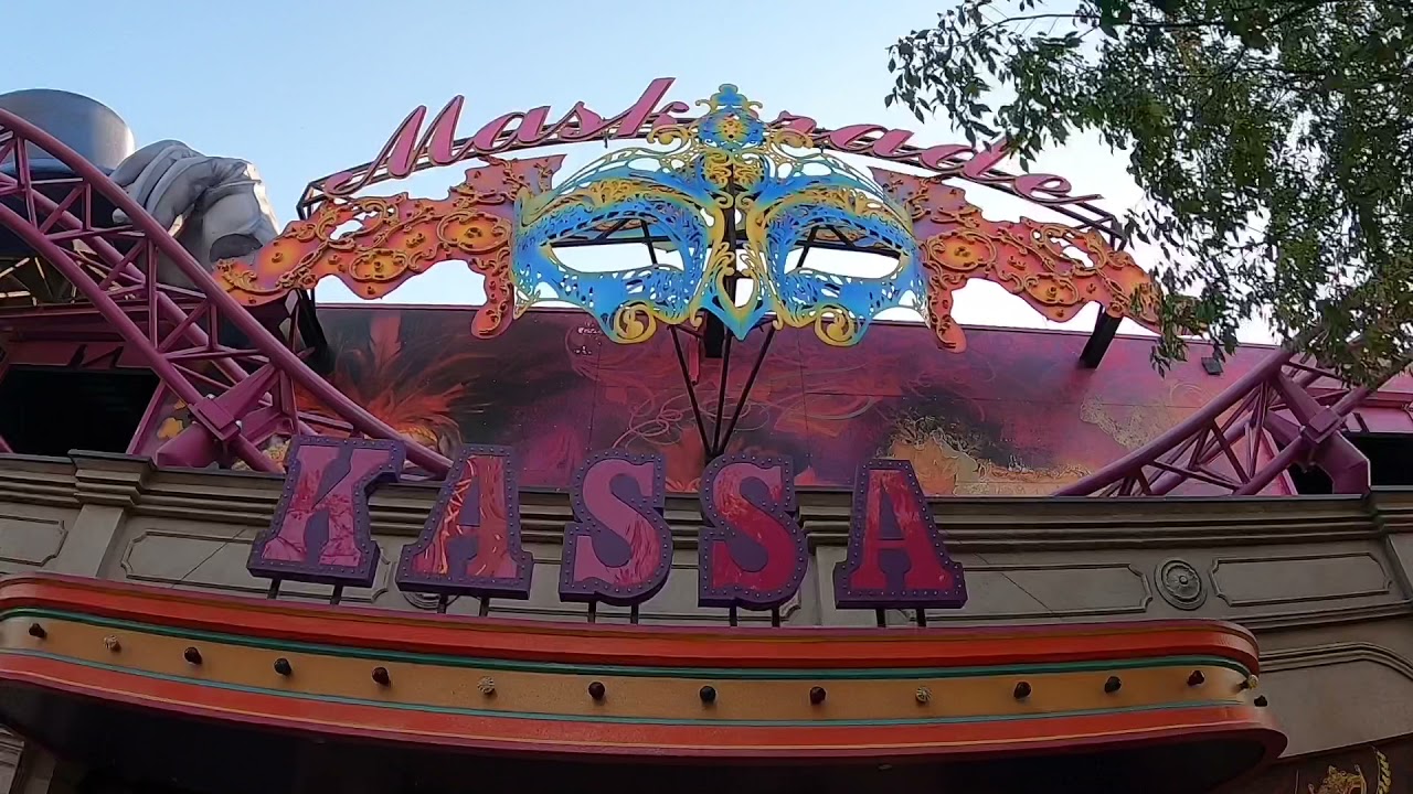 Mascarade - ONRIDE - Shortest Roller Coaster in Wiener Prater (Can’t stop laughing)