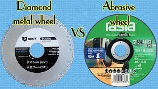 GRAFF BLACK Diamond metal wheel VS rasta Abrasive wheel