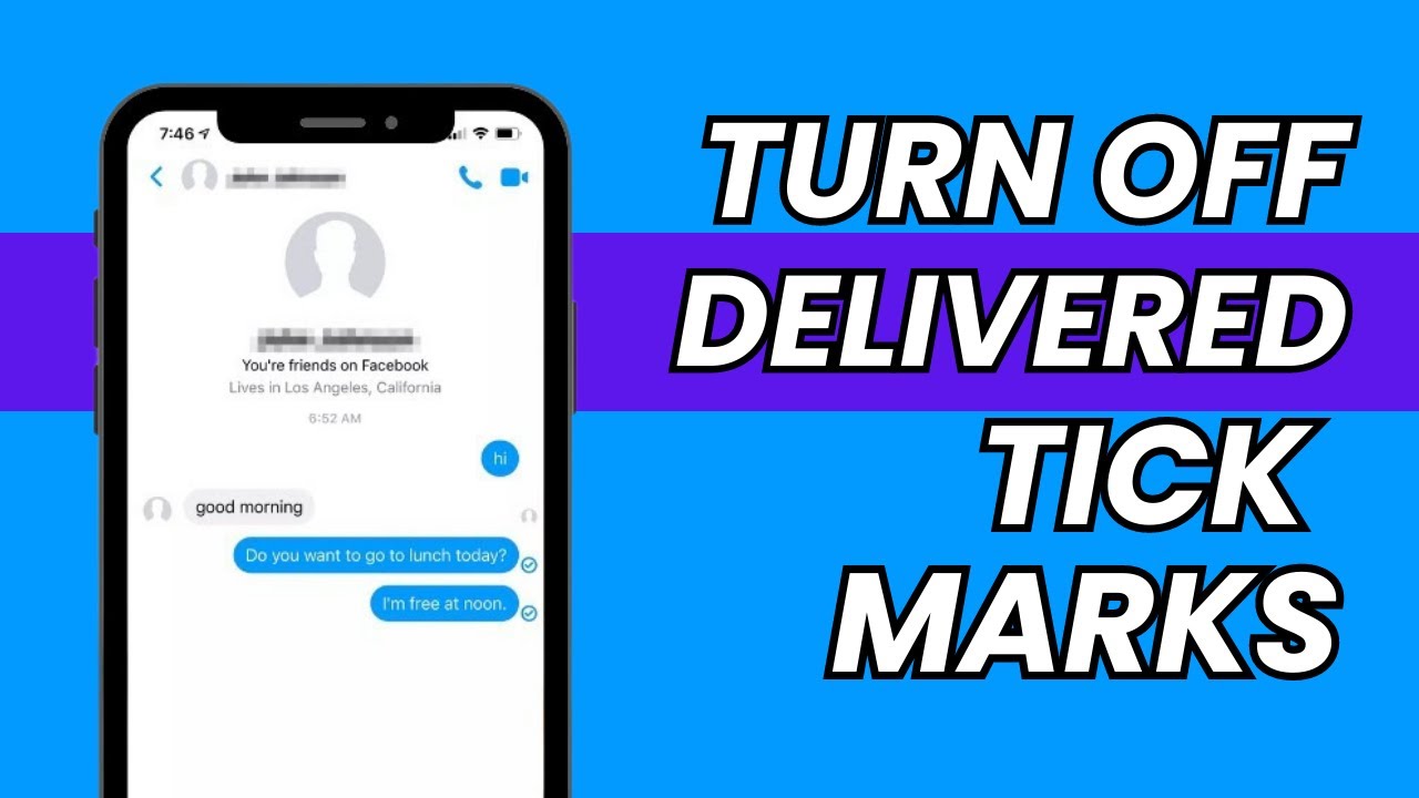 How to Turn Off Message Delivered Tick Marks on Messenger 2023 YouTube