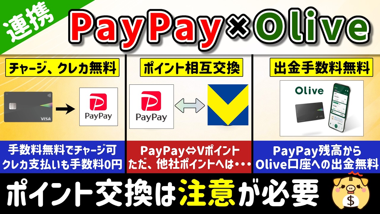 【Olive×PayPay】PayPayとOliveの連携メリット5選！ただ、思わぬ落とし穴も・・・。
