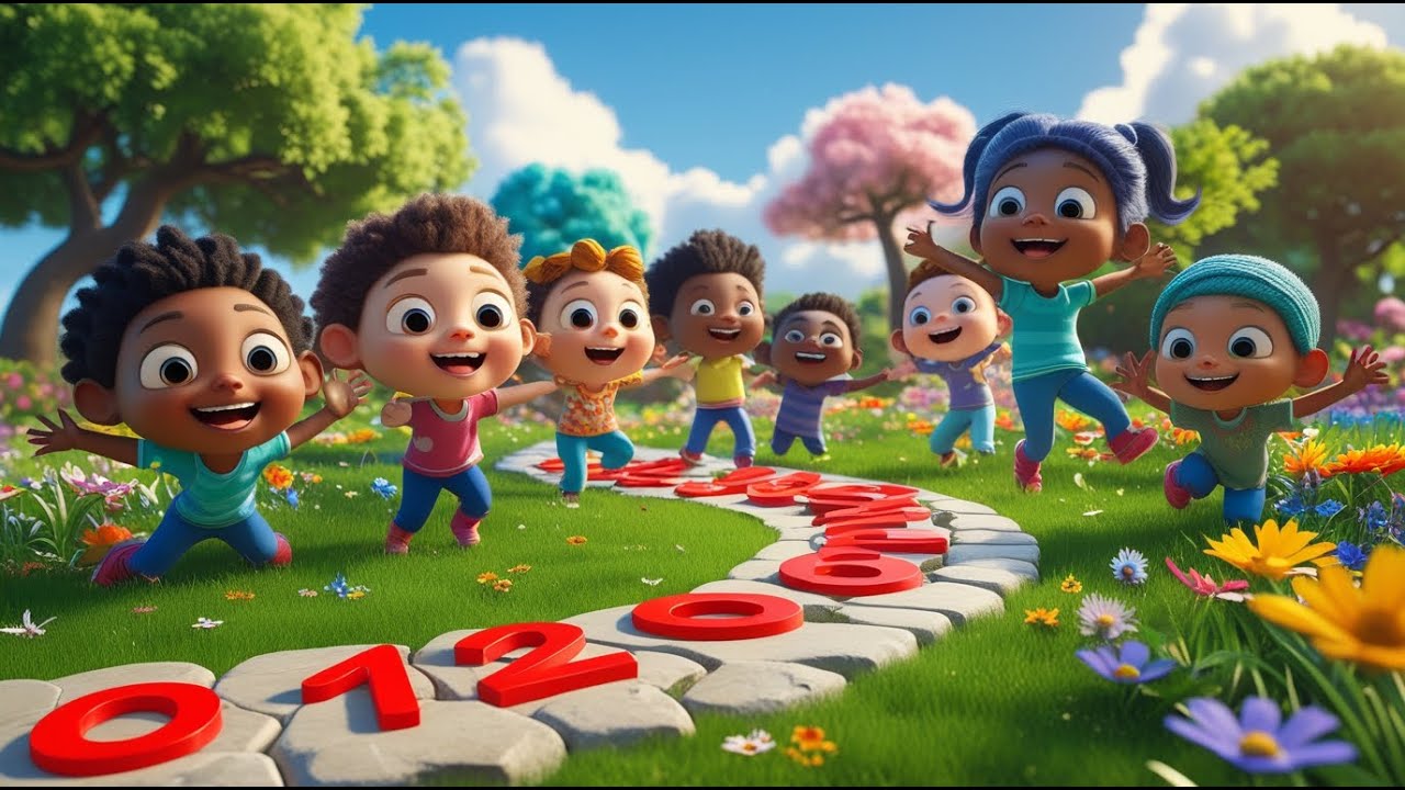 Песенка про числа от 1 до 50 для детей 🌈 | Счет чисел | Образовательные видео для детского сада