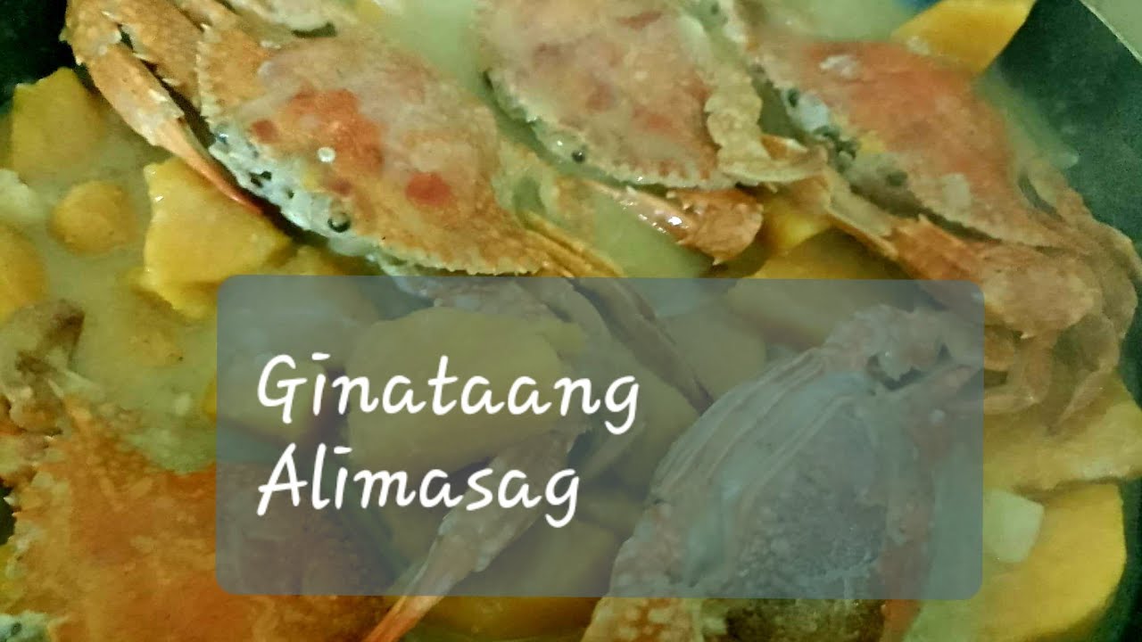 Ginataang Alimasag / Yummy Alimasag - YouTube