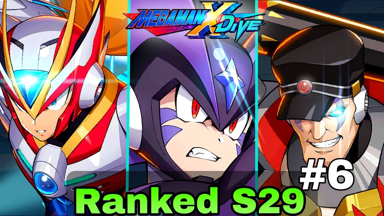 [Mega Man X DiVE] S29 Ranked Match #6 | Super Bass - Gangsta Sigma - DiVE Zero | Road To GA (Alt)