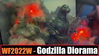 WF2022W - Cool Godzilla Diorama Display ゴジラ ジオラマ展示