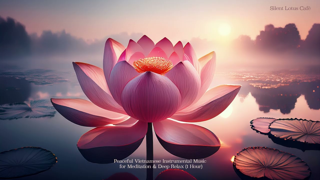 Peaceful Vietnamese Instrumental Music for Meditation & Deep Relax (1 Hour) 🪷 Silent Lotus Café