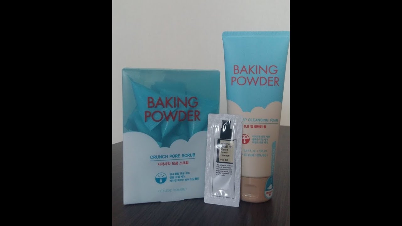 Скраб ETUDE HOUSE и пенка Etude House Baking Powder BB Deep Cleansing Foam