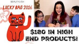 Beautylish LuckyBag 2016 Unboxing & First Impression! Over double the value, BUT was it WORTH it???