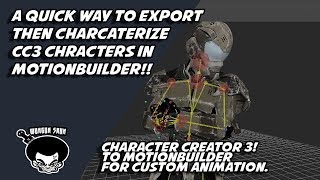CC3 to Motionbuilder Part1
