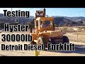 1970 Hyster H300A Detroit Diesel 453 140 HP Engine.15 Ton 30,000 Pound Forklift Test Drive