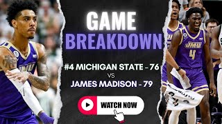 Celebrity #4 Michigan State Gets UPSET by James Madison Wealth