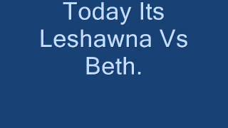 Total Drama Tournamentleshawna Vs Beth