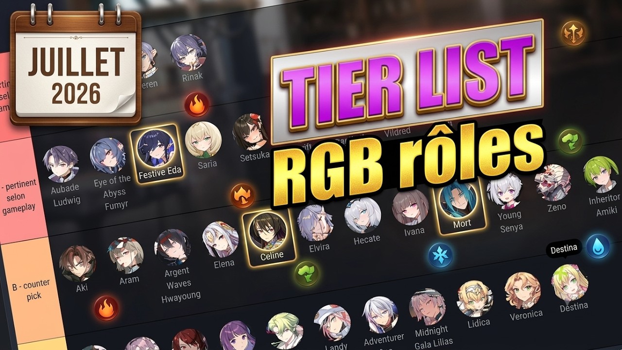 👑 TIER LIST RGB JUILLET 2026 : Quels héros valent encore le coup en RTA ?