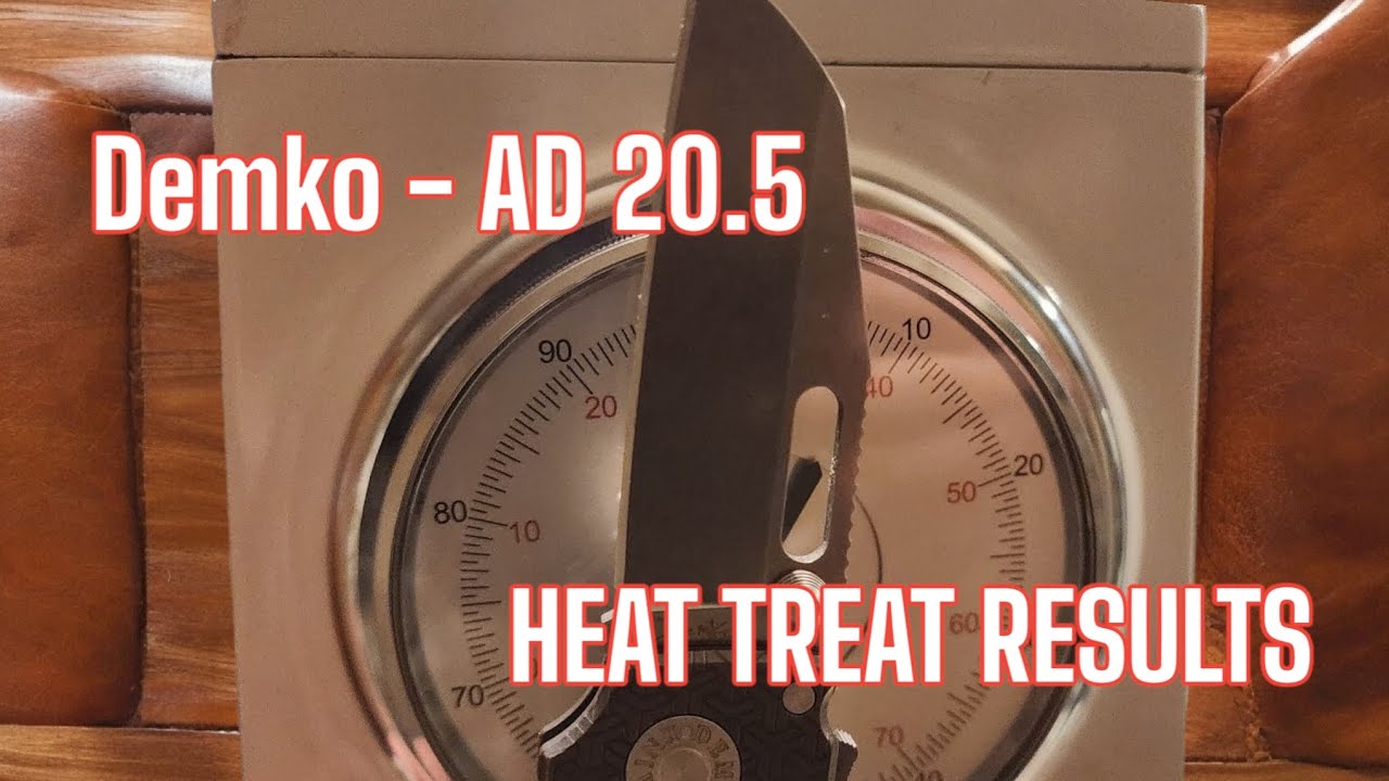 Demko -AD20.5 - CPM 20cv Rockwell HRC Testing