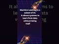 What is Machine Learning?  #learnpython #english #ai #aiinterviews #aiinterviewquestions #machine