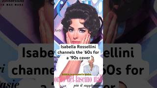 Isabella Rossellini's cover story for Vogue Italia's 1990 September issue is such a beauty #fashion