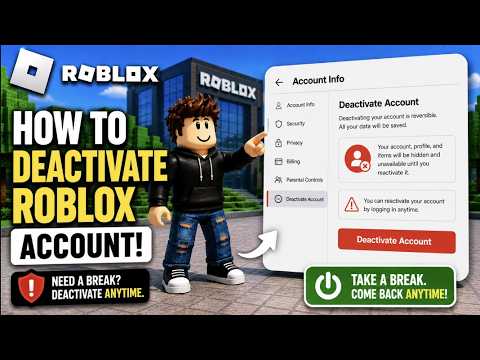 How To Deactivate Roblox Account In 2026: Ultimate Profile Deactivation And Privacy Settings Guide!