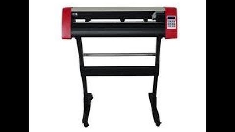 Cutting Plotter KH-720 Carving knife installation video