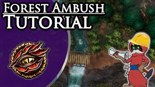 Inkarnate Mapmaking Tutorial | Timelapse | Forest Ambush