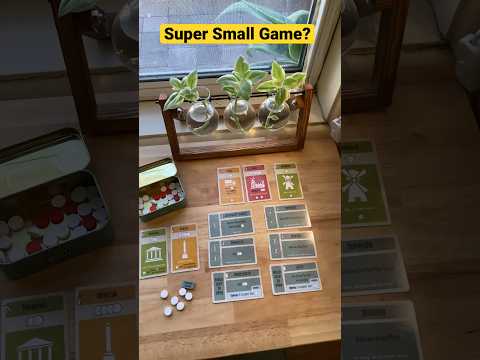 This GAME Is So Tiny! #boardgames #gamer #shorts