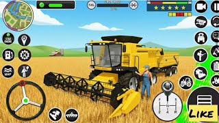 👷Modern Tractor Farming Driving Simulator 3D🚜New Tractor Games - Android 🤖 Gameplay ||  screenshot 3