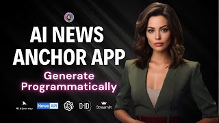 Let's Build an AI News Anchor Generator App using Generative AI screenshot 1