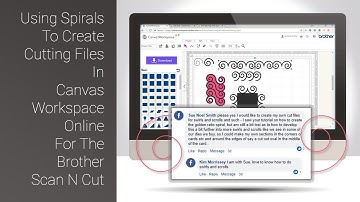 Using Spirals As Design Elements In Canvas Workspace For The Brother Scan N Cut