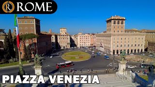 Rome guided tour ➧ Piazza Venezia - Palazzo Venezia [4K Ultra HD]