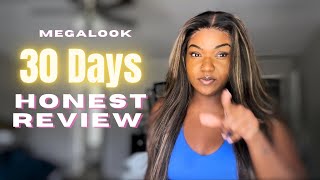 Megalook Highlight Glueless Closure Wig | 30 Day Review 