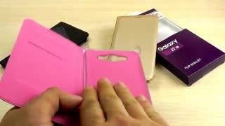 ОБЗОР: Оригинальный Чехол-Книжка Flip Wallet для Samsung Galaxy J7 SM-J710 2016 года(Цена и наличие тут: ..., 2016-06-09T08:26:09.000Z)